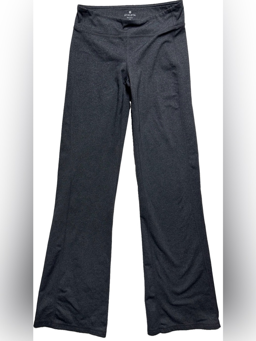 Athleta Kickbooty Flare Yoga Pants Small Tall ST Gray 34” Inseam 819708
